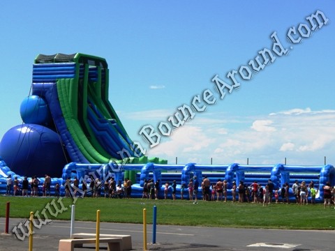 Giant water slides for festivals and events