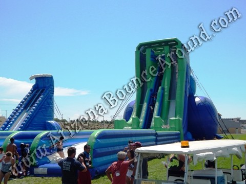 Giant water slides for festivals and events