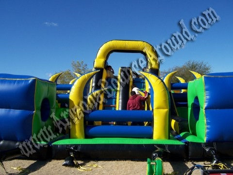 Big inflatable Obstacle course rentals Phoenix AZ