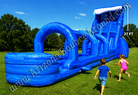 27' Tidal Wave Dual Lane Water Slide Rental Phoenix Arizona