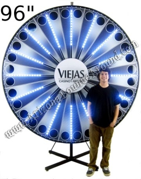 Giant Prize Wheel Rental Phoenix, Scottsdale, Tempe Arizona - LED Prize Wheel Rentals