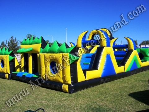 Big inflatable Obstacle course rentals Phoenix AZ